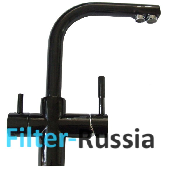 Комбинированный кран atoll NKD0212BB-L черный