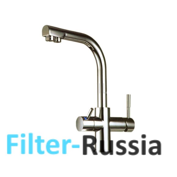 Комбинированный кран atoll NKD0212NP-L полумат.никель