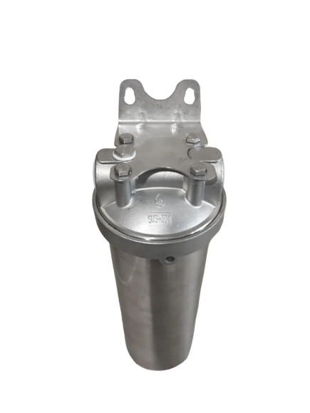 Фильтр из нержавеющей стали WhiteWater МФК-НЕРЖ-1/2" 10 SlimLine для горячей и холодной воды